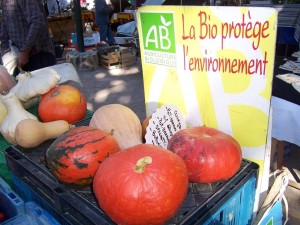 légumes bio marché